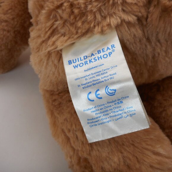 Build A Bear Teddy Plush Brown Stuffed Animal 16” 2015 Soft Toy Classic - Picture 4 of 7